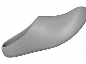 Balenciaga Pool Closed Slide Modelo 3D