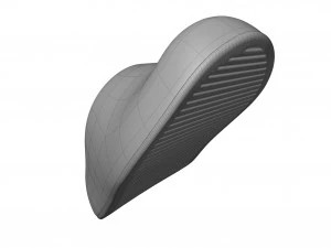 Balenciaga Pool Closed Slide 3D Model