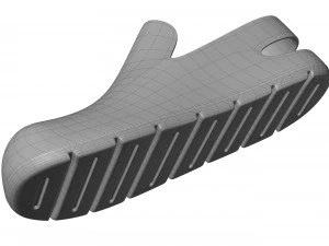Bottega Veneta Puddle Slingback Sandals 3D Model