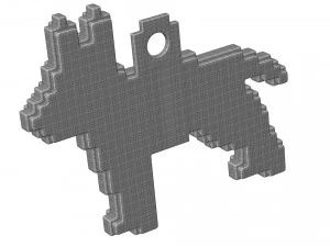 Homer Dolly Pendant 3D Model