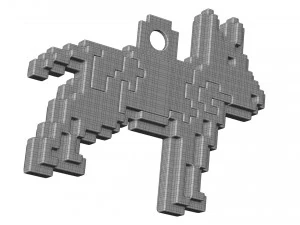 Homer Dolly Pendant 3D Model