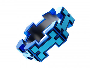 H Bone Ring 3D Модель