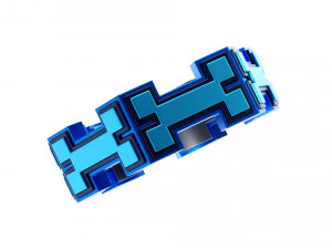 H Bone Ring 3D Model