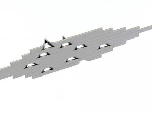 Wave Pendant 3D Model