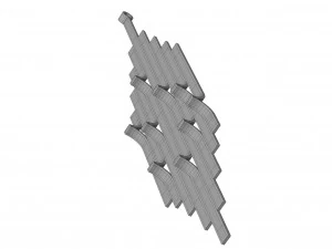 Wave Pendant 3D Model