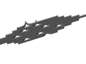 Wave Pendant 3D Model