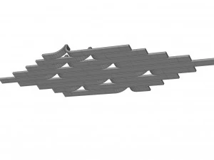 Wave Pendant 3D Model