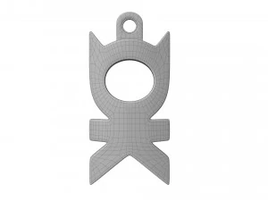 OK wisiorek Model 3D