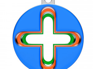 Plus Pendant 3D-Modell