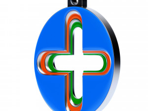 Plus Pendant 3D-Modell