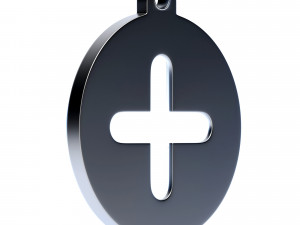 Plus Pendant 3D-Modell