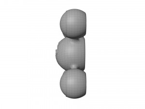 Sphere Legs Pendant 3D 모델