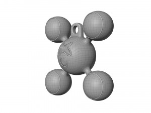 Sphere Legs Pendant 3D 모델