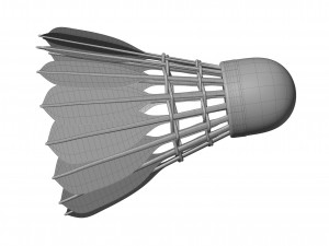 Shuttlecock 3D Model