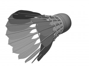 Shuttlecock 3D Model