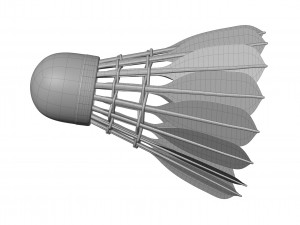 Shuttlecock 3D Model