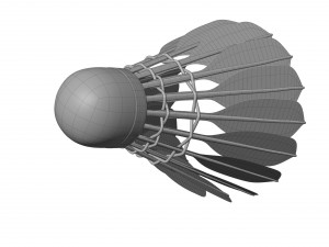 Shuttlecock 3D Model