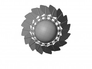 Shuttlecock 3D Model