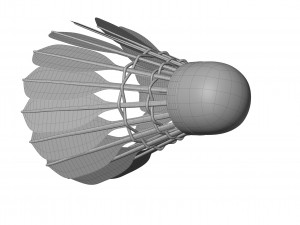 Shuttlecock 3D Model