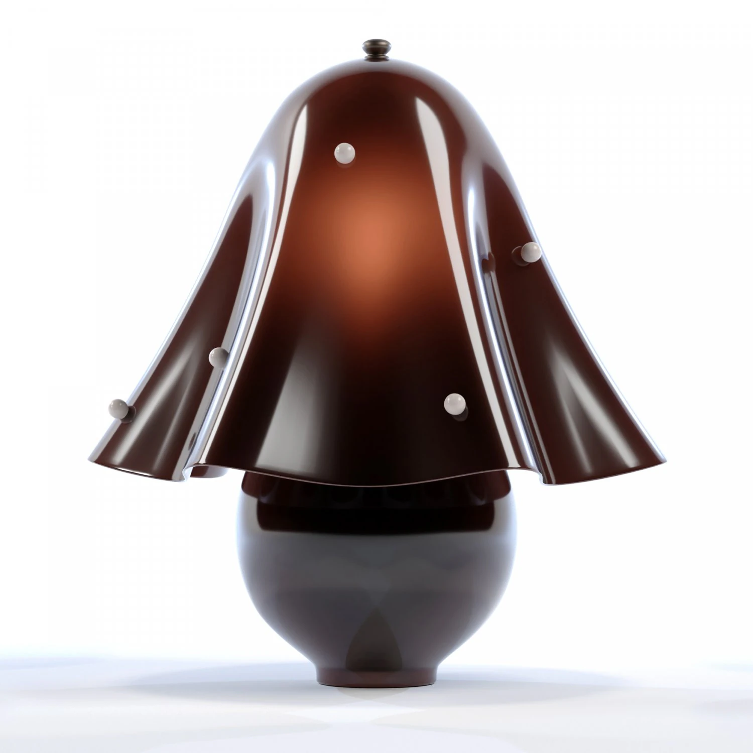 Fazzo Table Lamp 3D Model .c4d .max .obj .3ds .fbx .stl .blend 