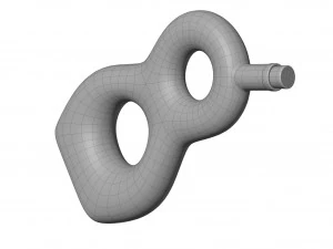 818 Butelka Tequili Model 3D