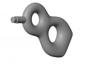 818 Butelka Tequili Model 3D