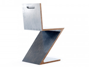 Zig Zag Chair Modelo 3D