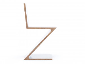 Zig Zag Chair Modelo 3D