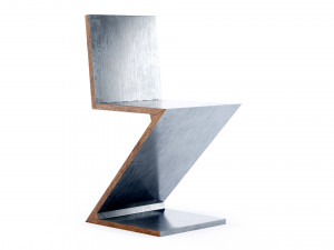 Zig Zag Chair Modelo 3D