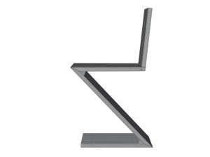 Zig Zag Chair Modelo 3D