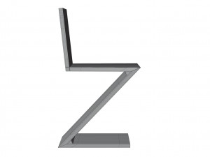Zig Zag Chair Modelo 3D
