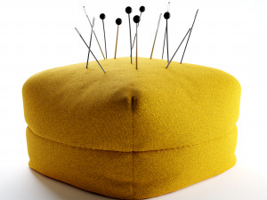 Pincushion Model 3D