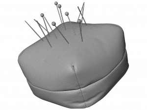 Pincushion Model 3D