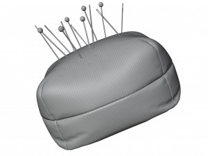 Pincushion Model 3D