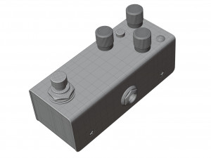 Aguilar Storm King Bass Distortion Fuzz Pedal Modelo 3D