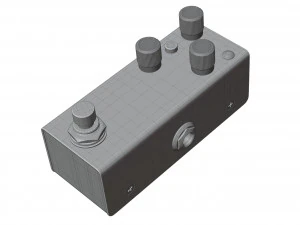 Aguilar Storm King Bass Distortion Fuzz Pedal 3D Model
