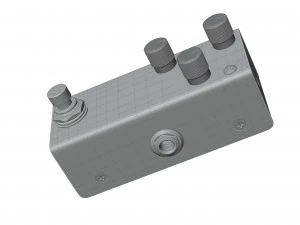 Aguilar Storm King Bass Distortion Fuzz Pedal 3D Model