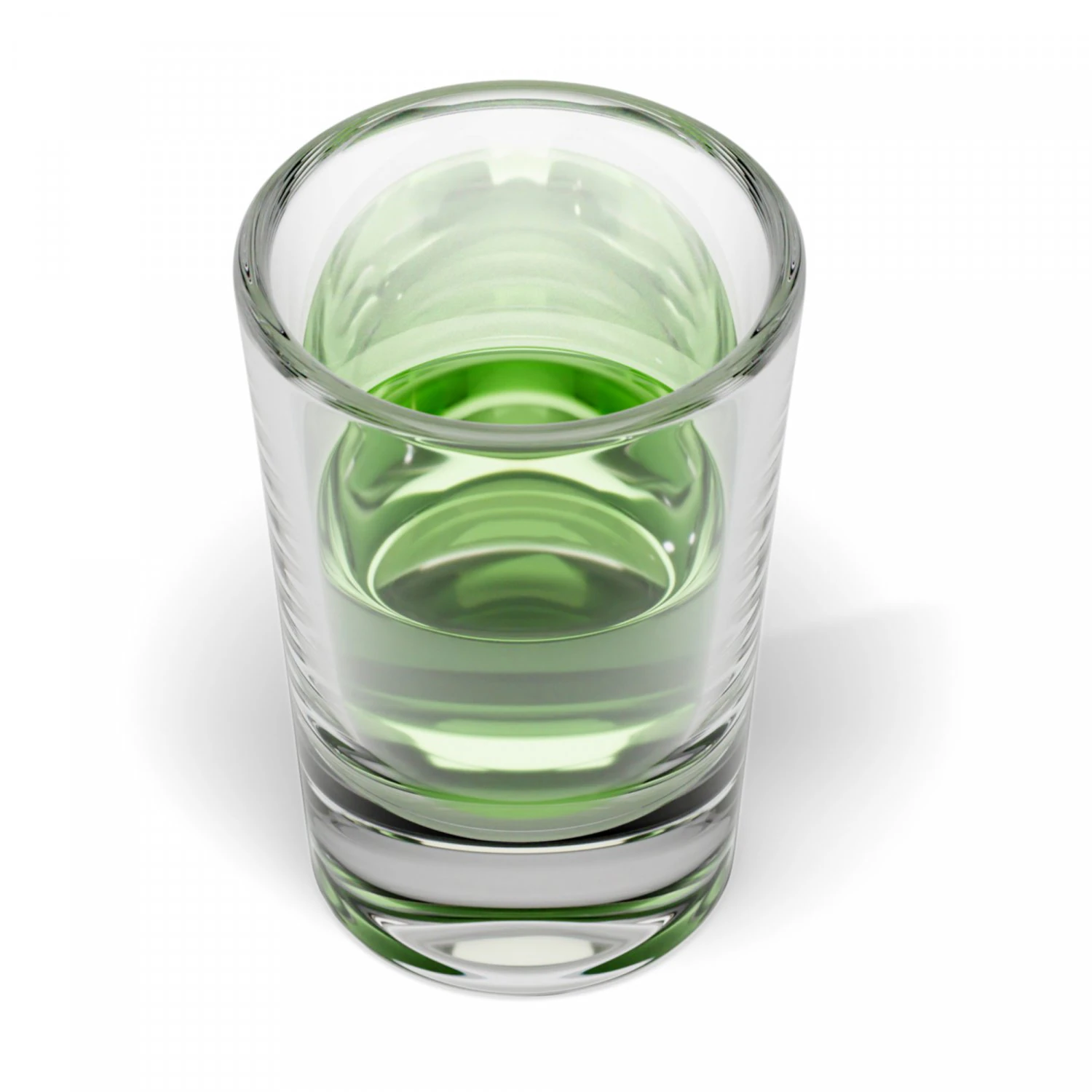 Shot Glass 3D Model .c4d .max .obj .3ds .fbx .stl .blend 