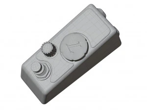 Rainger FX Minibar Liquid Analyser Pedal 3D Model