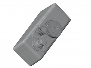 Rainger FX Minibar Liquid Analyser Pedal Modelo 3D