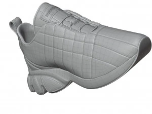 Burberry Quilted Leather Classic Sneakers in 4 Colours 3D Model