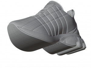 Burberry Quilted Leather Classic Sneakers in 4 Colours 3D Модель