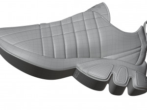 Burberry Quilted Leather Classic Sneakers in 4 Colours 3D Модель