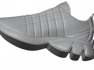 Burberry Quilted Leather Classic Sneakers in 4 Colours 3D Model