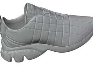 Burberry Quilted Leather Classic Sneakers in 4 Colours 3D Model
