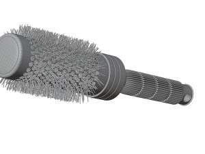 Bristle Round Brush Model 3D