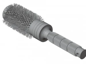 Bristle Round Brush 3D Model