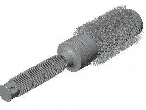 Bristle Round Brush 3D Model