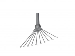 Dreadlocks Drum Brush Model 3D