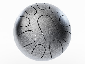Tongue Drum 3D-Modell
